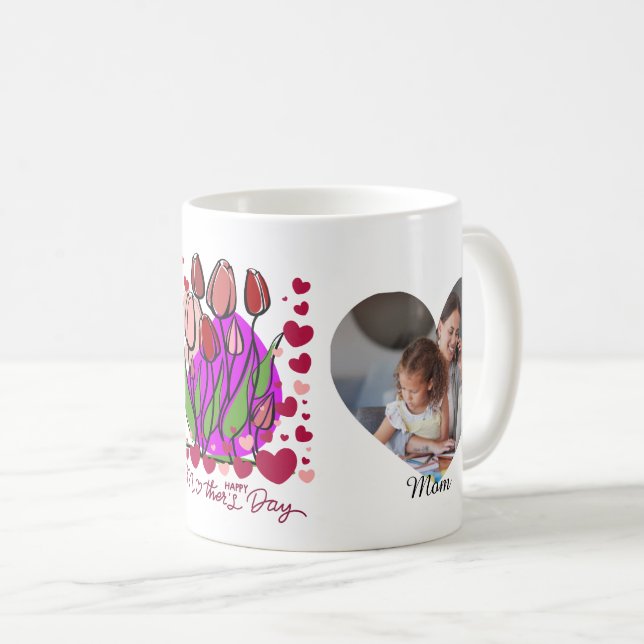 PRESENTE ESPECIAL DIA DAS MÃES CANECA DE CAFÉ PERS (Frente Esquerda)