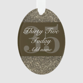 presente especial personalizado de enfeite de aniv