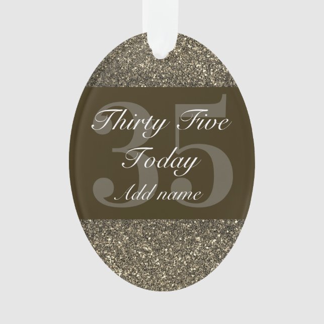 presente especial personalizado de enfeite de aniv (Frente)