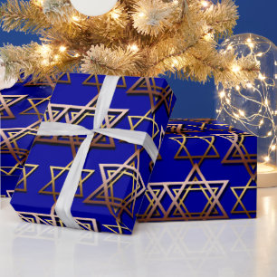 Presente Estrela do papel de moldagem de David Hanukkah