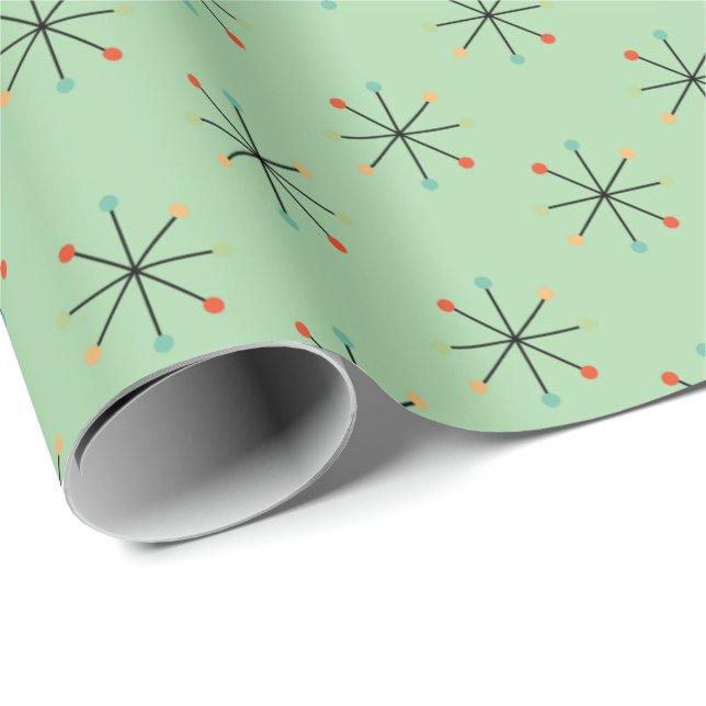 Presente Estrelas de meio século que embrulham papel (Ponta do rolo)