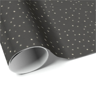 Presente Estrelas de Vintage - Papel de ondulação de presen
