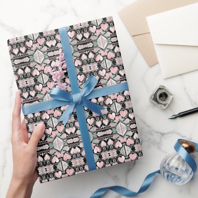 Presente Eterno Brilha Papel de ondulação do Dia de os namo (Presentear)