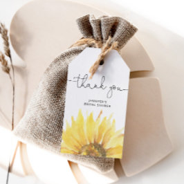 Presente Etiqueta de agradecimento para chá de noiva de gir