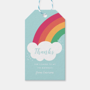 Presente Etiqueta de agradecimento para festa de aniversári