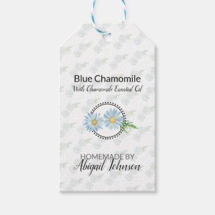 Presente Etiqueta de Camomila para Banho e Corpo Caseiro   