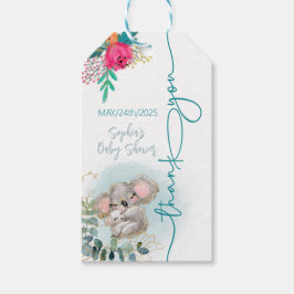 Presente Etiqueta de colgar para Baby Shower colección Koal