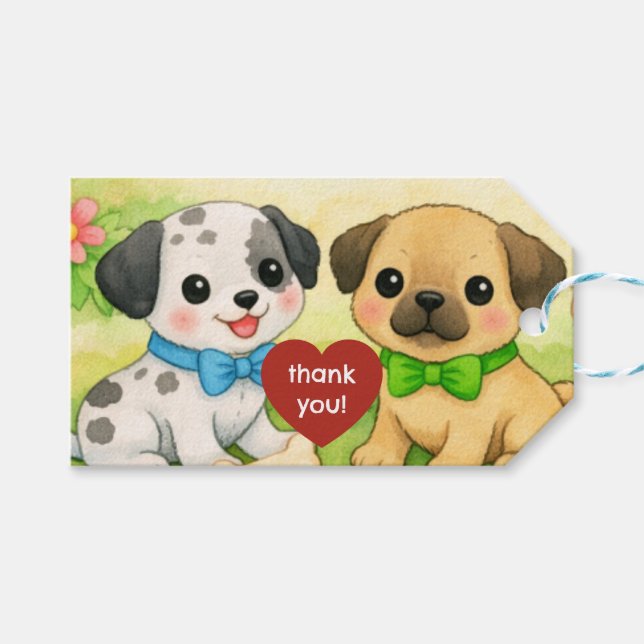 Presente Etiqueta de Favor para Celebrações - Tema de Cacho (Frente (horizontal))