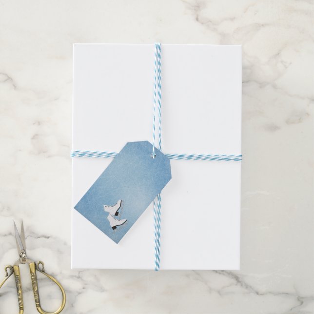 Presente Etiqueta de Oferta para Designs de gelo (Com cordão)