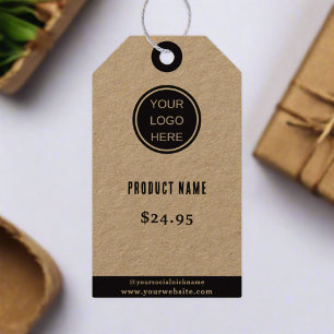 Presente Etiqueta de preço Logotipo para pequenas empresas 