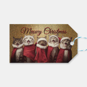 Presente Etiqueta de presentes para gatos cantes