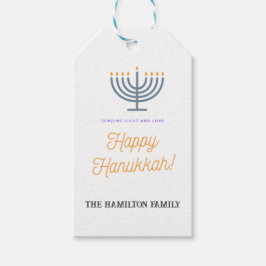 Presente Etiqueta de presentes para Hanukkah feliz - person