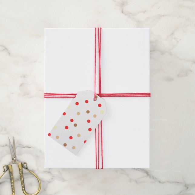 Presente Etiqueta de presentes para pontos de pão de gengib (Com cordão)