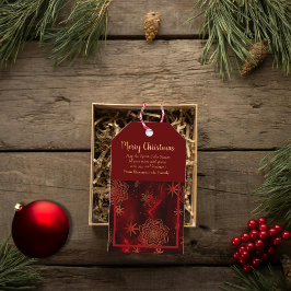 Presente Etiqueta de presentes personalizada para o Natal V