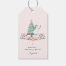 Presente Etiqueta Favorecida do Invólucro Rosa para o Chá d