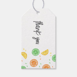 Presente Etiqueta para regalo cítricos