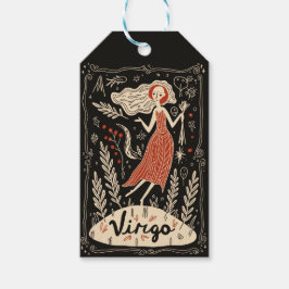 Presente Etiquetas Virgo Celestial Arte Zodiac