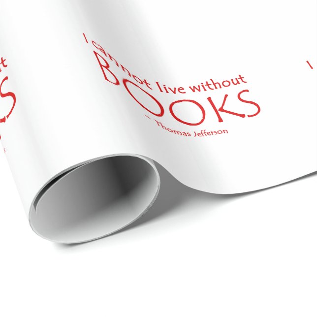 Presente Eu não posso viver sem o papel de envolvimento dos (Ponta do rolo)