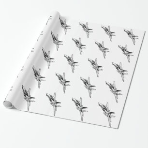 Presente F-14 Papel de enrolamento brilhante de papel