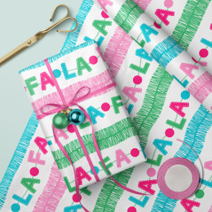 Presente Fa La Garland - Papel De Moldagem De Natal Roll