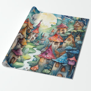 Presente Fairytale no papel de enrolação da feira