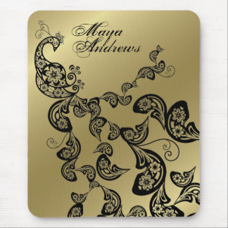 Presente feito sob encomenda Dourado Mousepad do