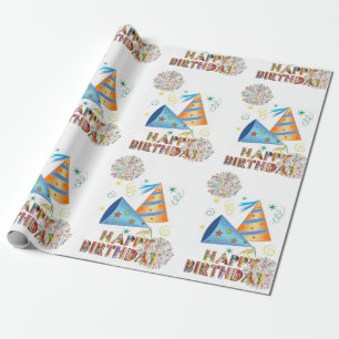 Presente Feliz Aniversário de Papel