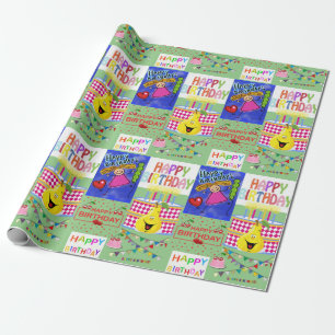 Presente Feliz Aniversário de Papel
