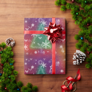 Presente Feliz de papel de moldagem de Natal