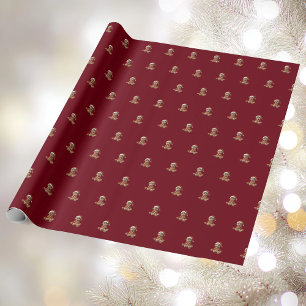 Presente Feliz Natal de Bebê Papel de Molho