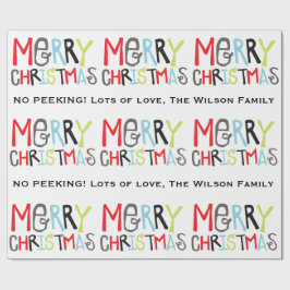 Presente Feliz Natal | Papel de enrolamento