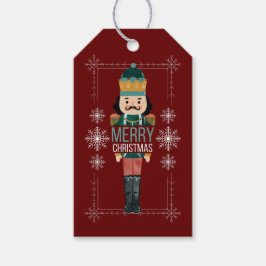 Presente Feliz Nutcracker de Natal De e Para a Etiqueta de 
