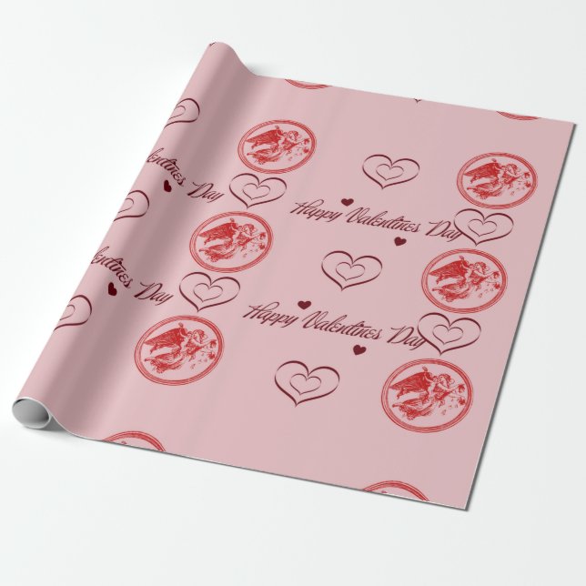 Presente Feliz papel de embrulhamento de cupins no Dia dos  (Desenrolado)