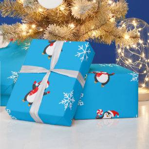 Presente Feliz papel de moldagem de férias de inverno