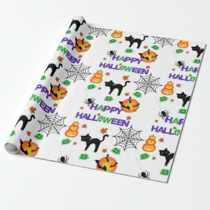 Presente Feliz papel de moldagem de Halloween
