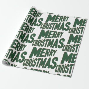 Presente Feliz papel de moldagem de Natal