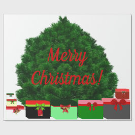 Presente Feliz papel de moldagem de Natal