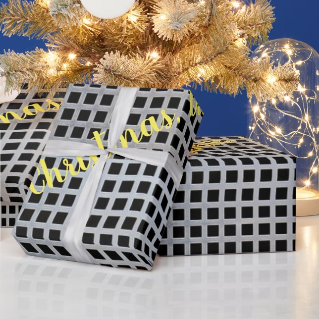 Presente Feliz papel de moldagem de Natal (Feriados)