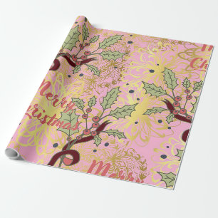 Presente Feliz papel de moldagem de Natal