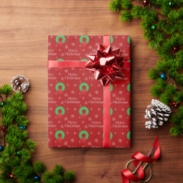 Presente Feliz papel de molho de natal
