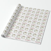 Felizes feriados de papel de tourete personalizado