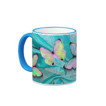 Presente feminino! A caneca da borboleta, adiciona