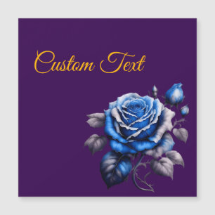 Presente Floral do Eterno de Amor Rosa Azul Person