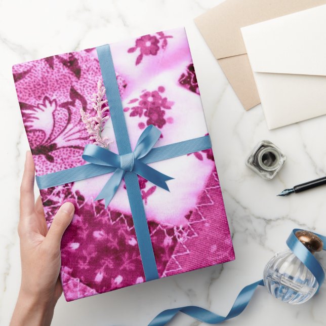 Presente Folha de papel de enrolamento do presente, cor-de- (Presentear)