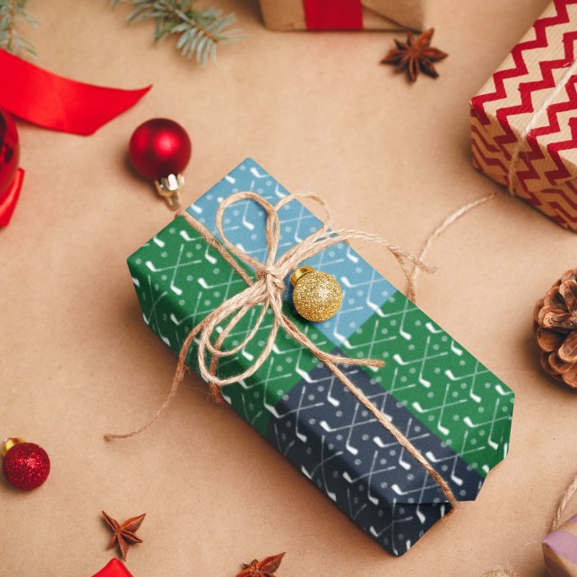 Presente Folha de Papel Padrão do Clube Golf (golf club pattern birthday packing gift wrap,gift wrapping paper,return gift wrap paper,paper gift)