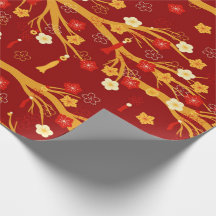 Folhas de Ano Novo Chinês e Papel de Bruxelas