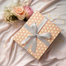 Folhas de Papel de Embalagem de Coelhinhos de Pásc