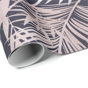 Presente folhas tropicais Papel de enrolamento de folhas ro