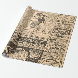 Presente Fundo de papel usado. Páginas de jornal antigas c