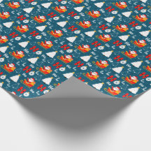 Ho Ho Ho Papai noel Papel de Moldagem de Natal
